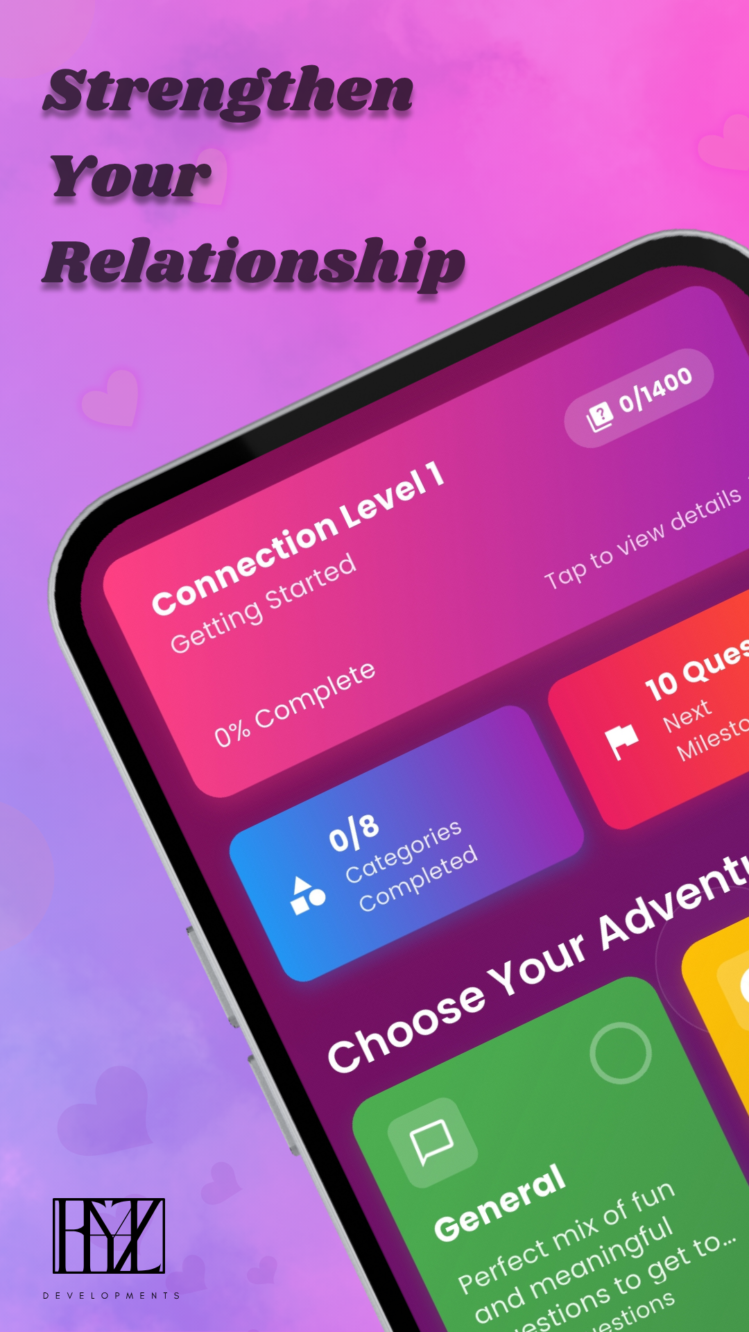 Couples Connection — home screen