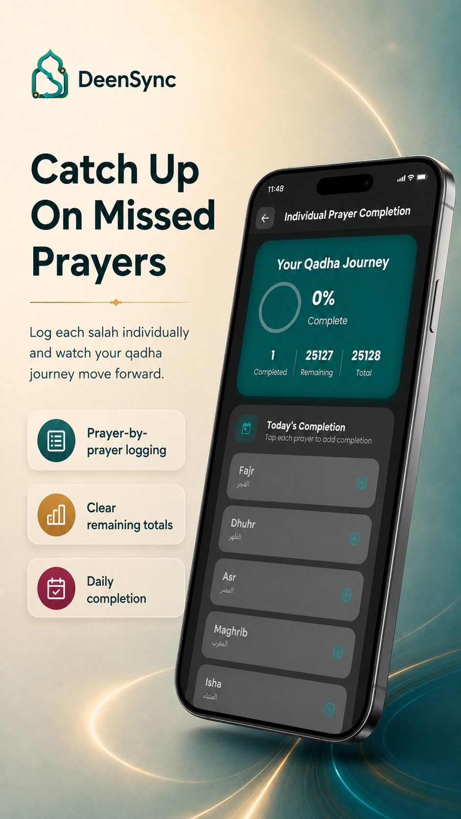 Catch up on missed prayers