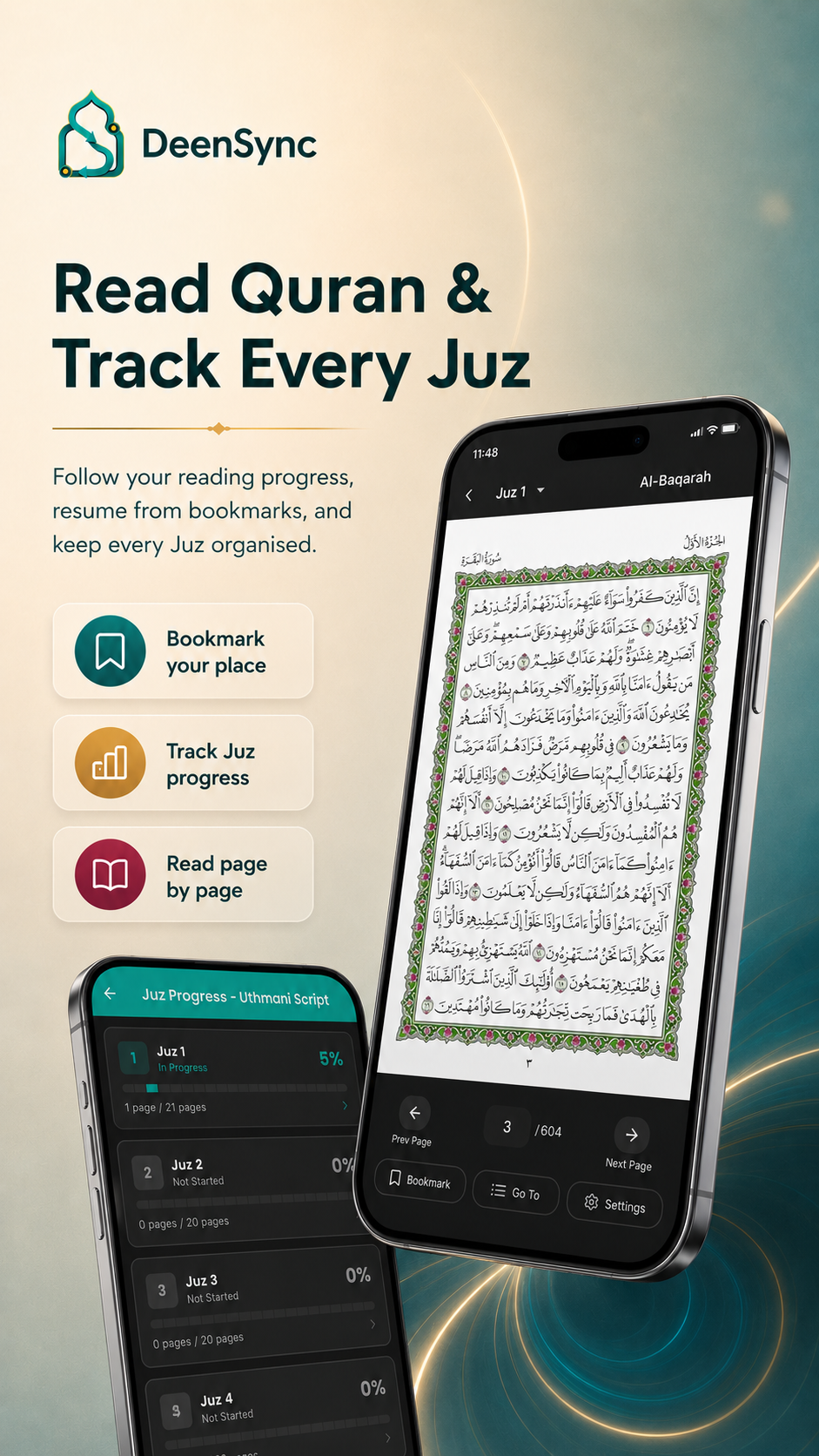 Read Quran and track every Juz